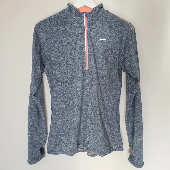 Nike Women's Gray Long Sleeve Top - Picture 1 of 5